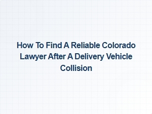How to Choose a Reliable Denver Lawyer After a Delivery Vehicle Collision